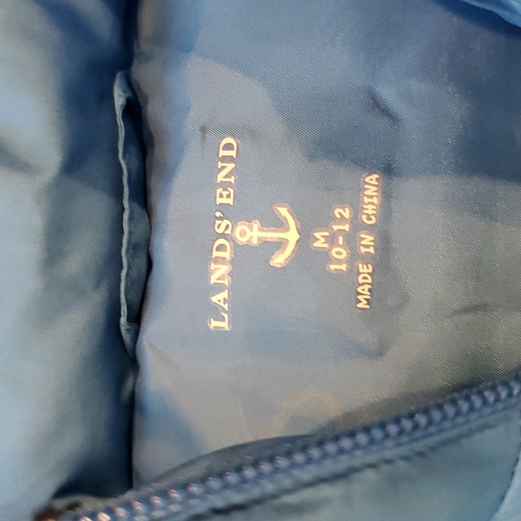Kids unisex Land's End puffer vest size M(10/12) - Picture 2 of 5